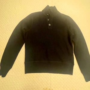 Jack Spade Bleeker Street Button Up Pullover 100% Wool Sweater